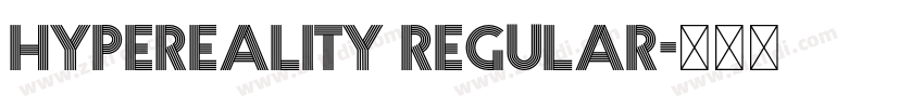 Hypereality Regular字体转换